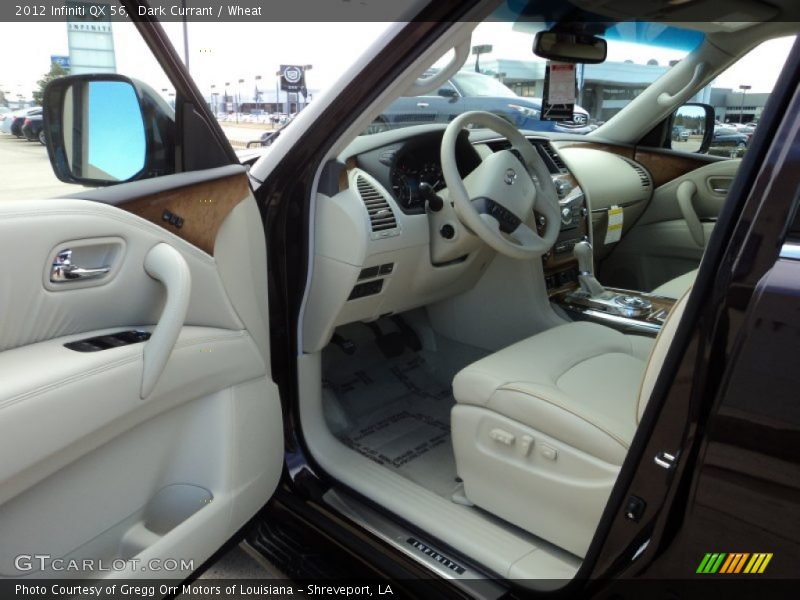 2012 QX 56 Wheat Interior