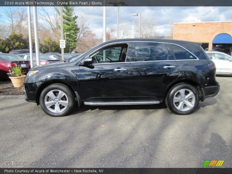 Crystal Black Pearl / Ebony 2010 Acura MDX Technology