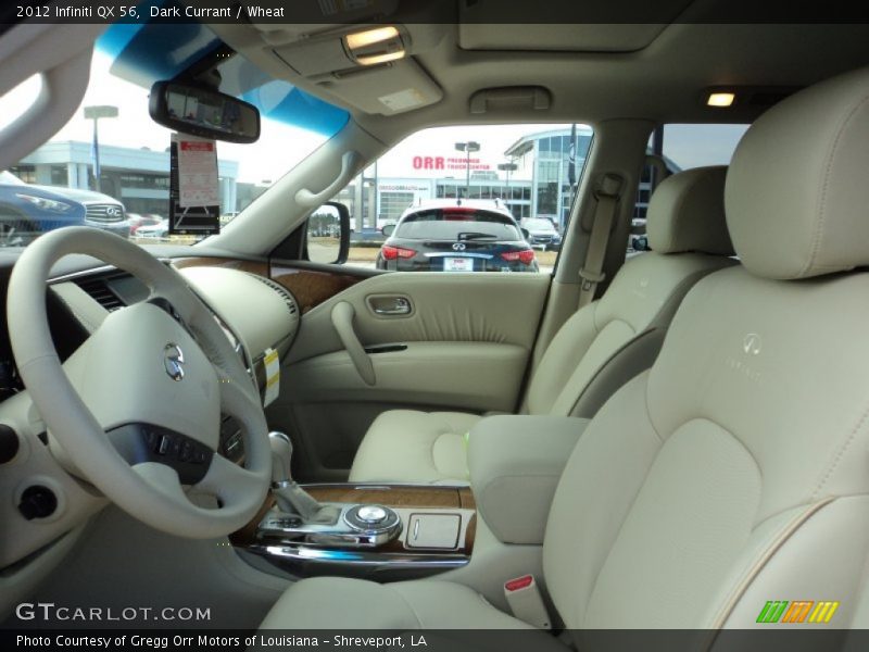 Dark Currant / Wheat 2012 Infiniti QX 56