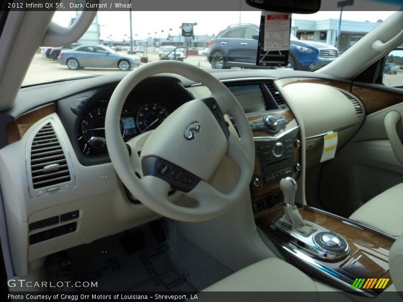Dark Currant / Wheat 2012 Infiniti QX 56