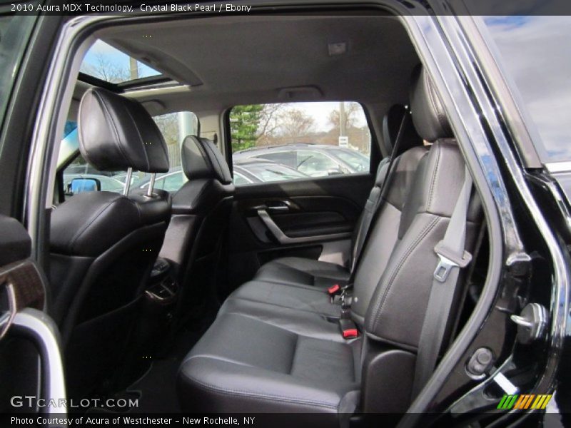 Crystal Black Pearl / Ebony 2010 Acura MDX Technology