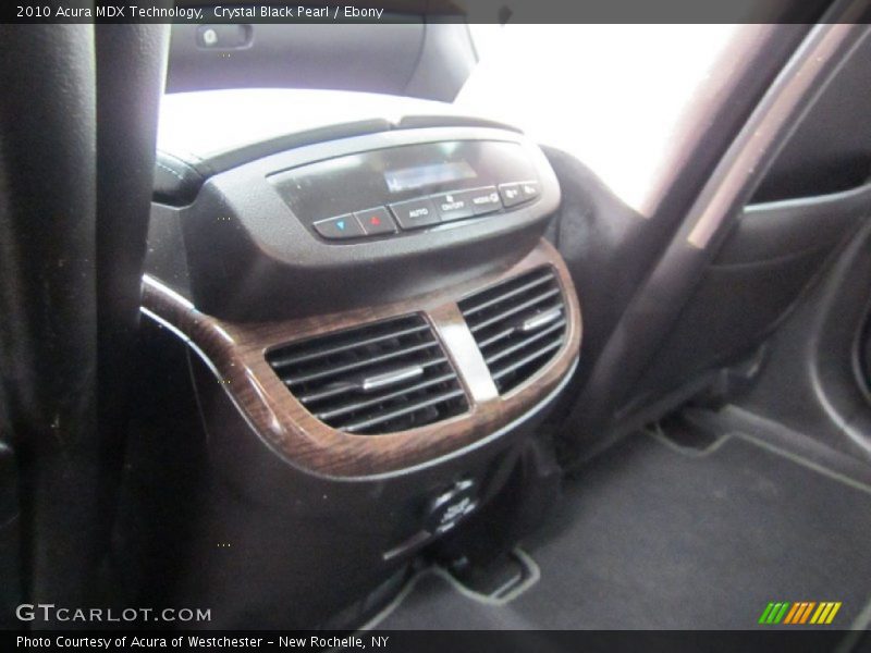 Crystal Black Pearl / Ebony 2010 Acura MDX Technology