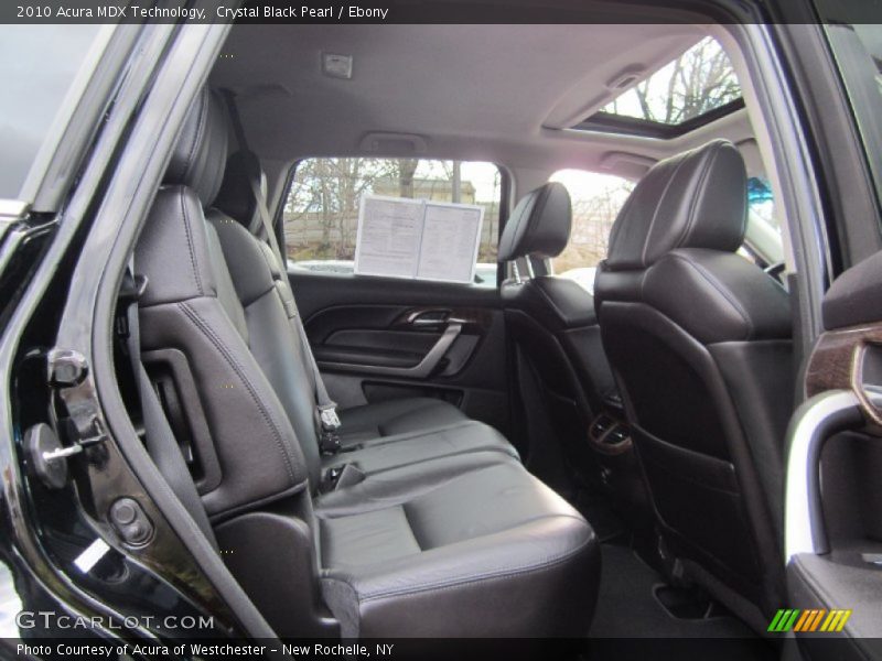 Crystal Black Pearl / Ebony 2010 Acura MDX Technology