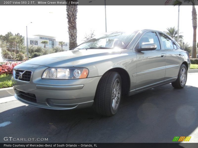 Willow Green Metallic / Beige 2007 Volvo S60 2.5T