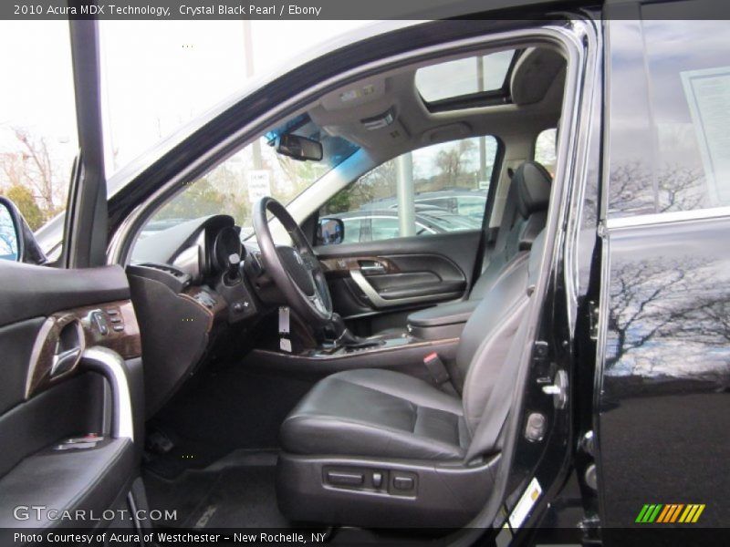 Crystal Black Pearl / Ebony 2010 Acura MDX Technology