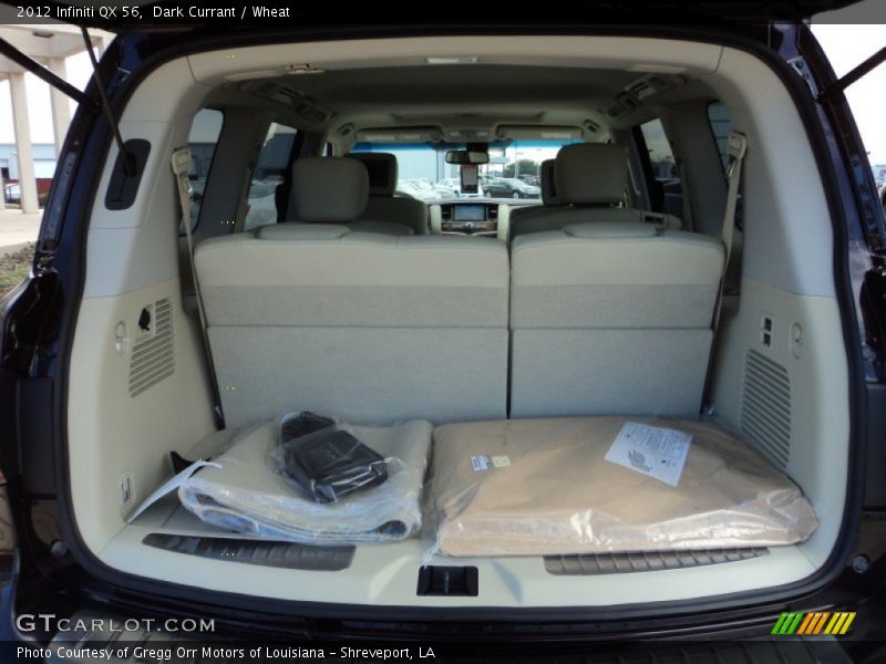  2012 QX 56 Trunk