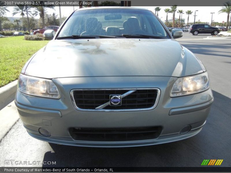Willow Green Metallic / Beige 2007 Volvo S60 2.5T