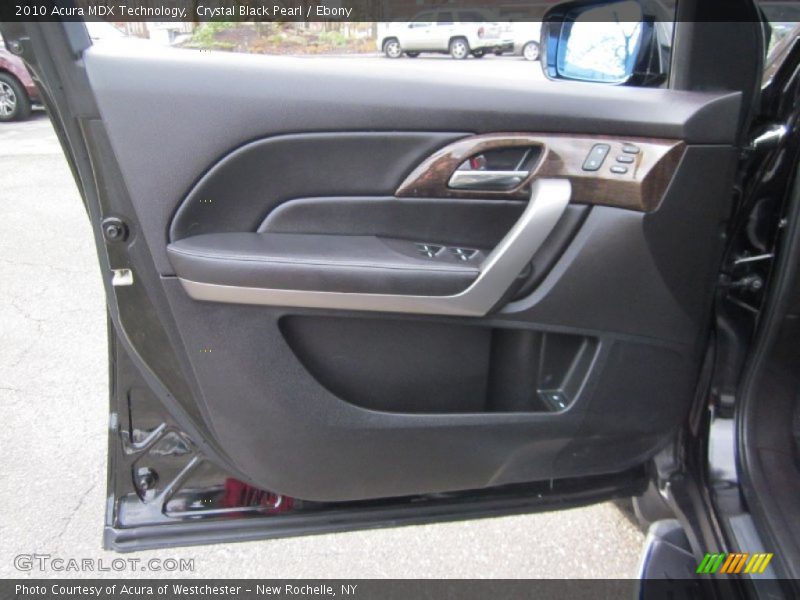 Crystal Black Pearl / Ebony 2010 Acura MDX Technology