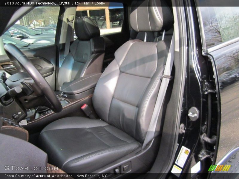 Crystal Black Pearl / Ebony 2010 Acura MDX Technology