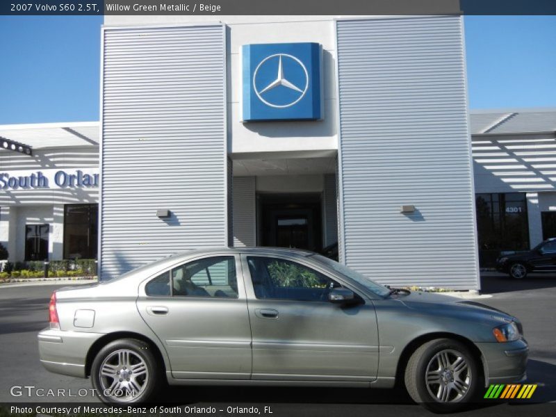 Willow Green Metallic / Beige 2007 Volvo S60 2.5T