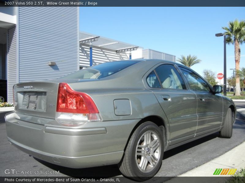 Willow Green Metallic / Beige 2007 Volvo S60 2.5T