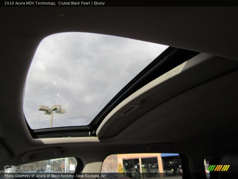 Crystal Black Pearl / Ebony 2010 Acura MDX Technology