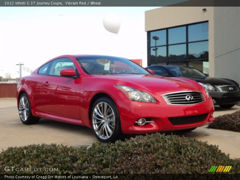 Front 3/4 View of 2012 G 37 Journey Coupe