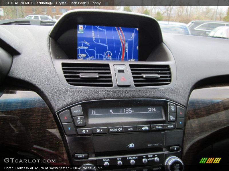 Crystal Black Pearl / Ebony 2010 Acura MDX Technology