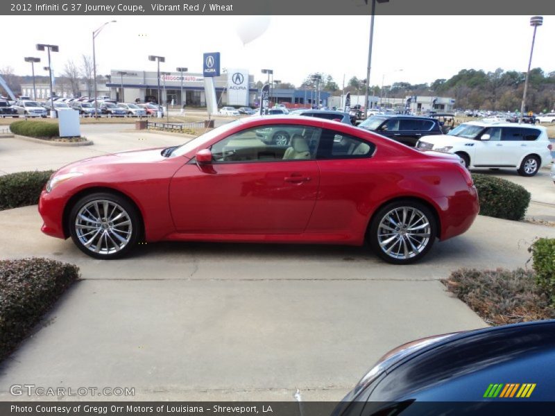 Vibrant Red / Wheat 2012 Infiniti G 37 Journey Coupe
