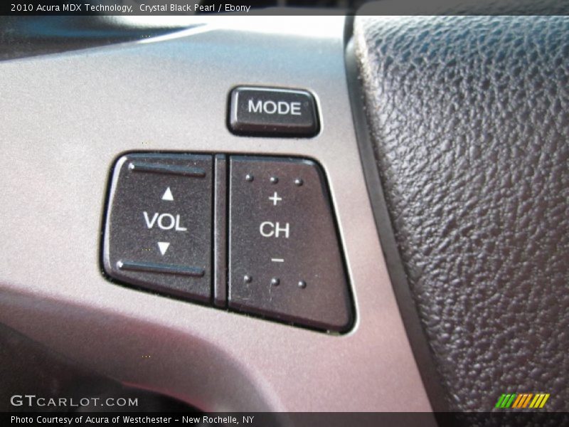 Crystal Black Pearl / Ebony 2010 Acura MDX Technology