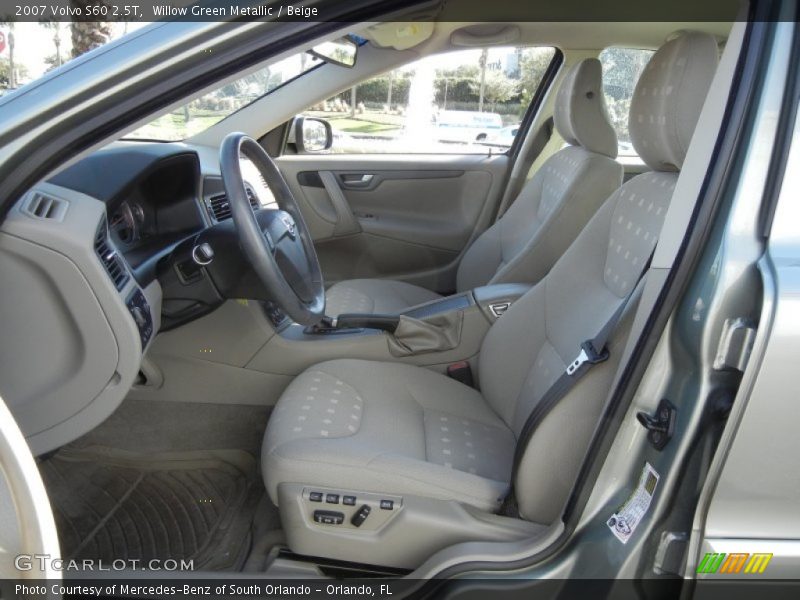 Willow Green Metallic / Beige 2007 Volvo S60 2.5T