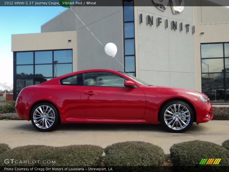 Vibrant Red / Wheat 2012 Infiniti G 37 Journey Coupe