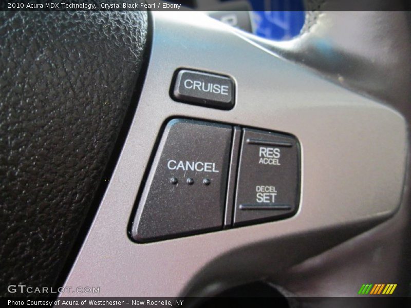 Crystal Black Pearl / Ebony 2010 Acura MDX Technology