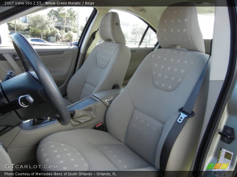 Willow Green Metallic / Beige 2007 Volvo S60 2.5T