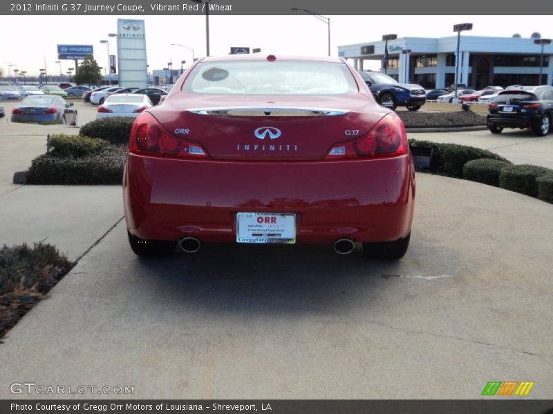 Vibrant Red / Wheat 2012 Infiniti G 37 Journey Coupe
