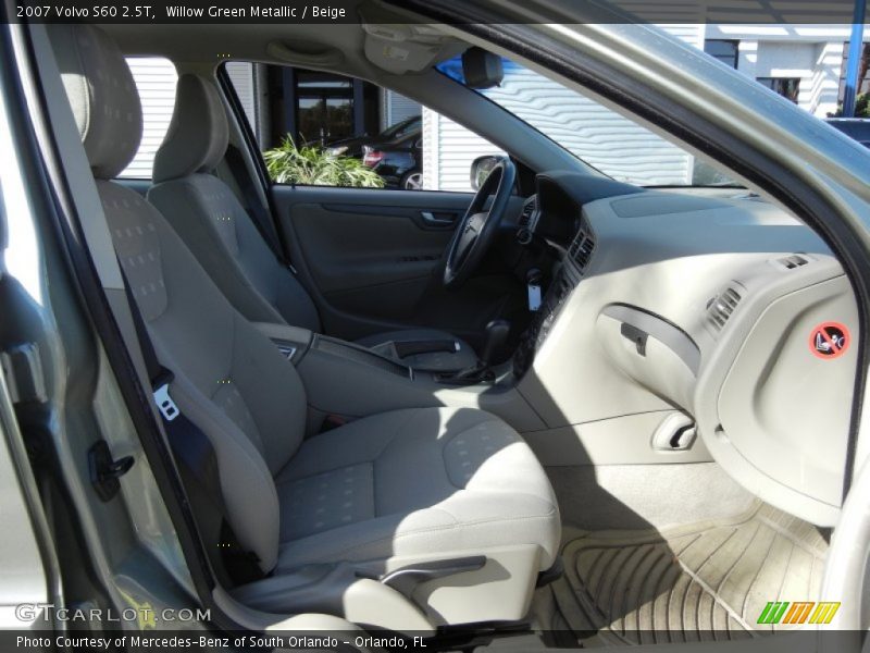 Willow Green Metallic / Beige 2007 Volvo S60 2.5T