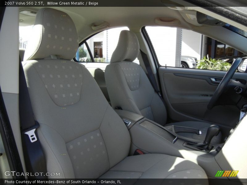 Willow Green Metallic / Beige 2007 Volvo S60 2.5T