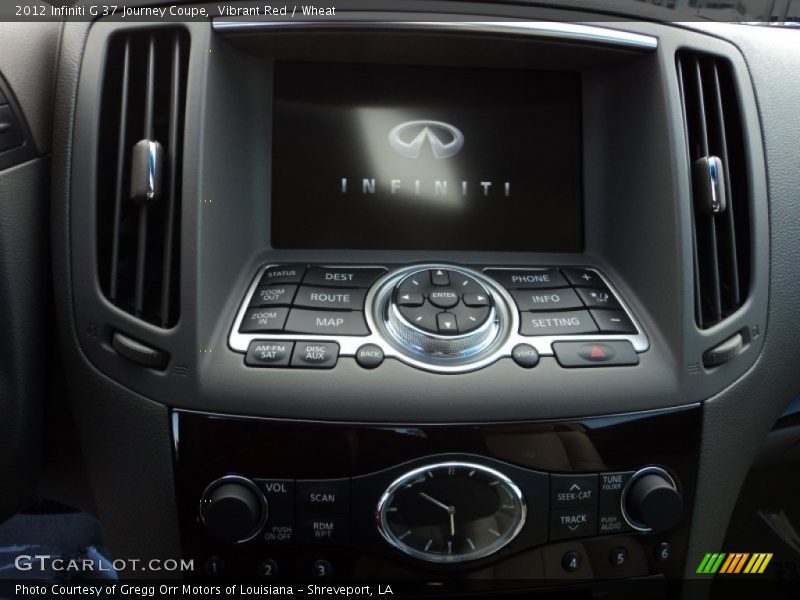 Controls of 2012 G 37 Journey Coupe