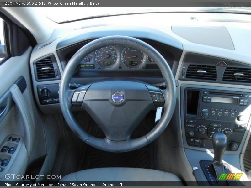 Willow Green Metallic / Beige 2007 Volvo S60 2.5T
