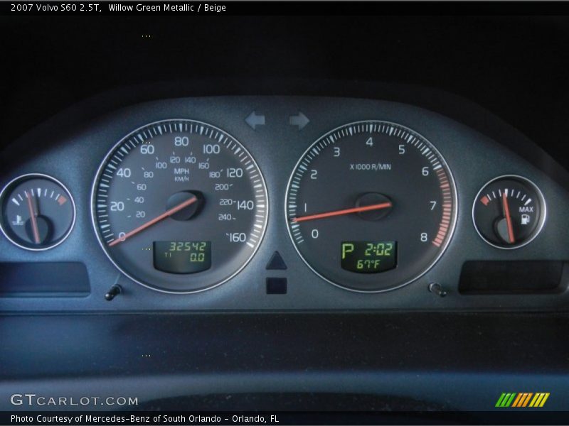 Willow Green Metallic / Beige 2007 Volvo S60 2.5T