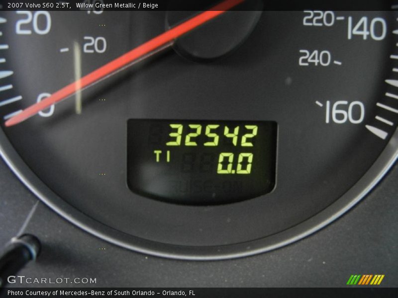 Willow Green Metallic / Beige 2007 Volvo S60 2.5T