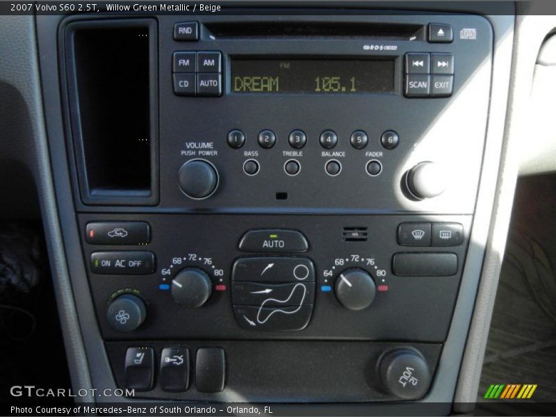 Willow Green Metallic / Beige 2007 Volvo S60 2.5T