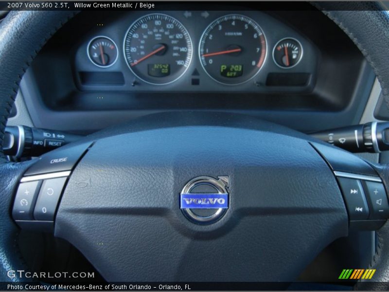 Willow Green Metallic / Beige 2007 Volvo S60 2.5T