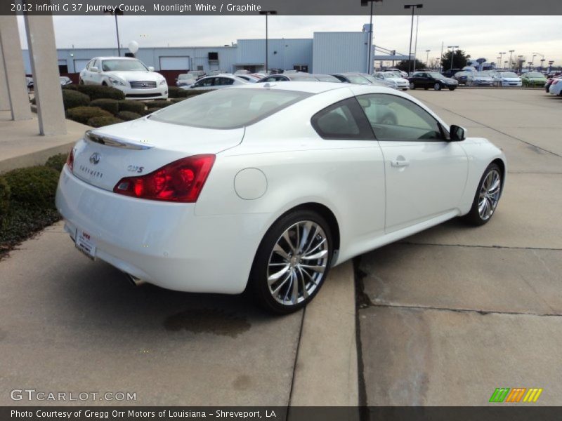 Moonlight White / Graphite 2012 Infiniti G 37 Journey Coupe