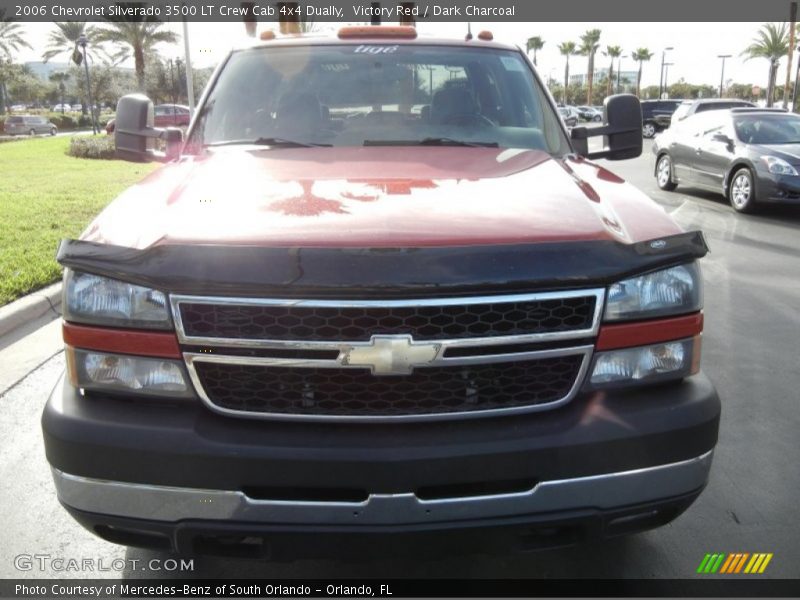 Victory Red / Dark Charcoal 2006 Chevrolet Silverado 3500 LT Crew Cab 4x4 Dually