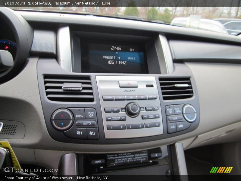 Controls of 2010 RDX SH-AWD