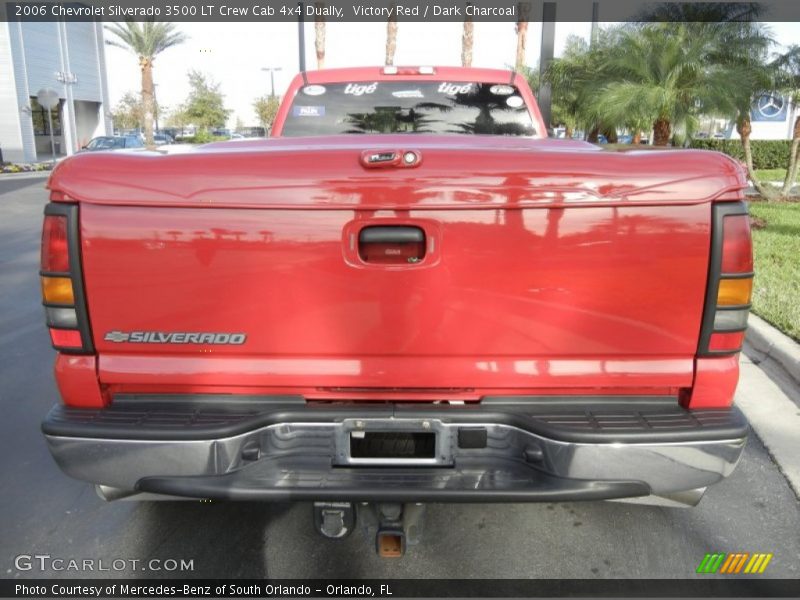 Victory Red / Dark Charcoal 2006 Chevrolet Silverado 3500 LT Crew Cab 4x4 Dually