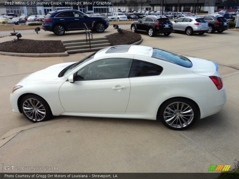  2012 G 37 Journey Coupe Moonlight White