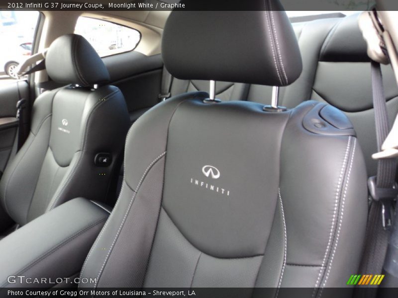  2012 G 37 Journey Coupe Graphite Interior