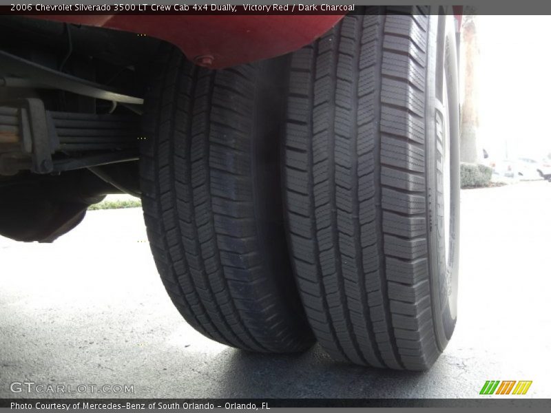 Victory Red / Dark Charcoal 2006 Chevrolet Silverado 3500 LT Crew Cab 4x4 Dually