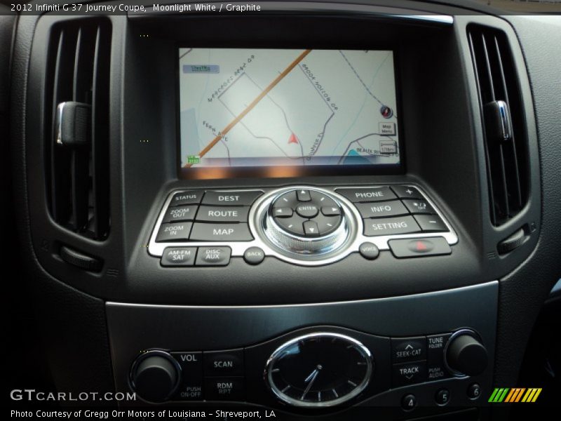 Navigation of 2012 G 37 Journey Coupe