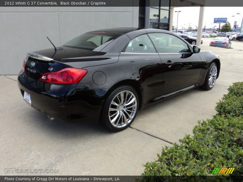  2012 G 37 Convertible Black Obsidian