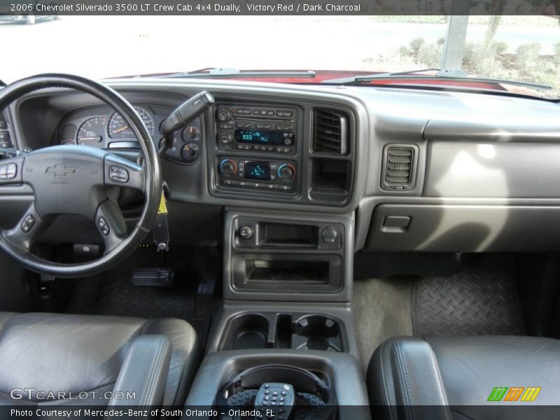 Victory Red / Dark Charcoal 2006 Chevrolet Silverado 3500 LT Crew Cab 4x4 Dually