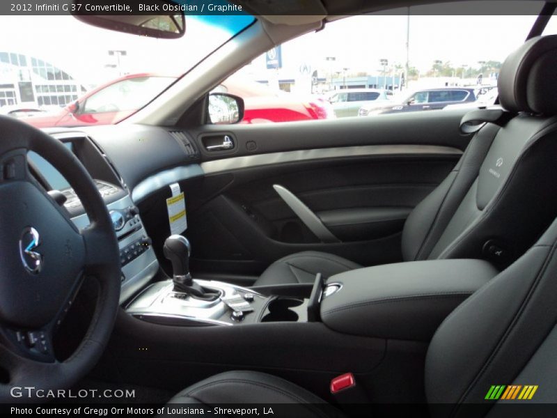  2012 G 37 Convertible Graphite Interior