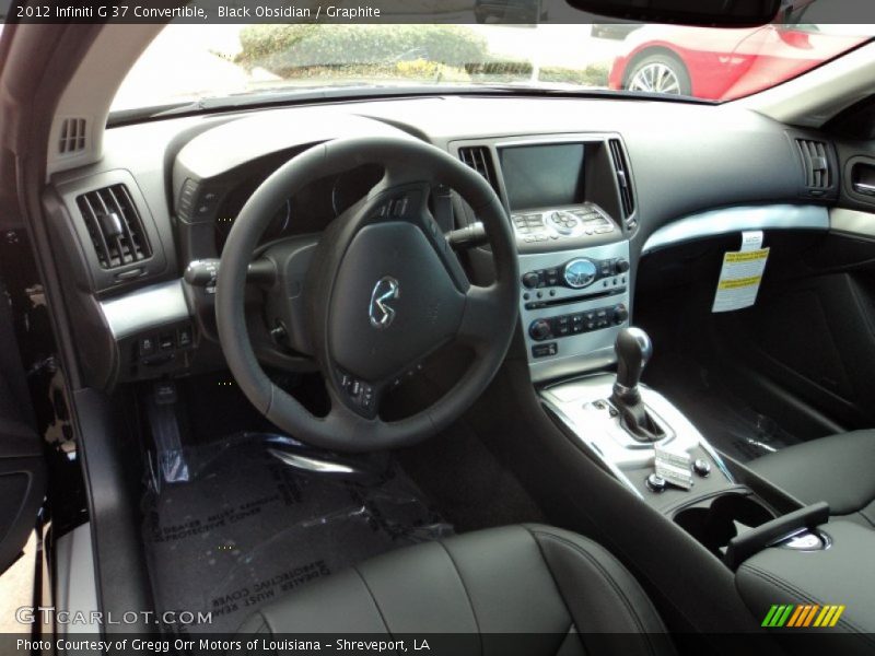 Dashboard of 2012 G 37 Convertible