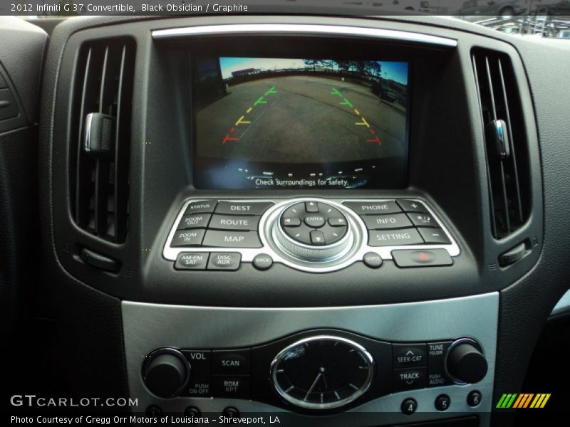 Black Obsidian / Graphite 2012 Infiniti G 37 Convertible