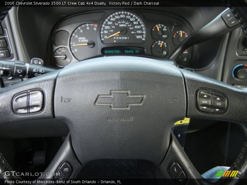 Victory Red / Dark Charcoal 2006 Chevrolet Silverado 3500 LT Crew Cab 4x4 Dually