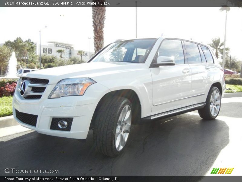 Arctic White / Black 2010 Mercedes-Benz GLK 350 4Matic