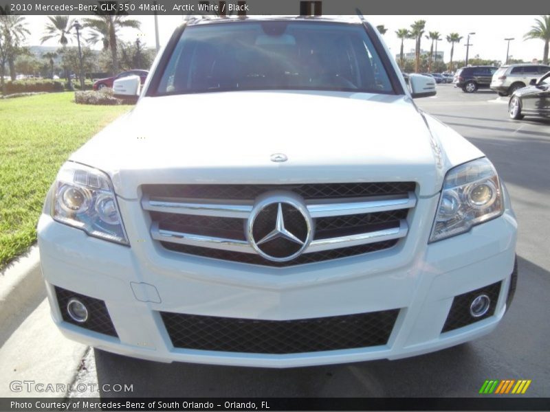 Arctic White / Black 2010 Mercedes-Benz GLK 350 4Matic