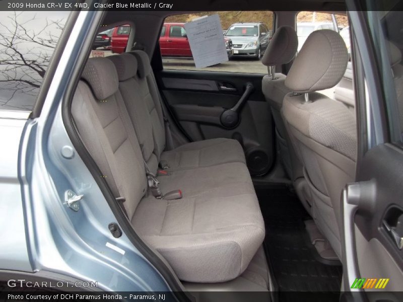 Glacier Blue Metallic / Gray 2009 Honda CR-V EX 4WD
